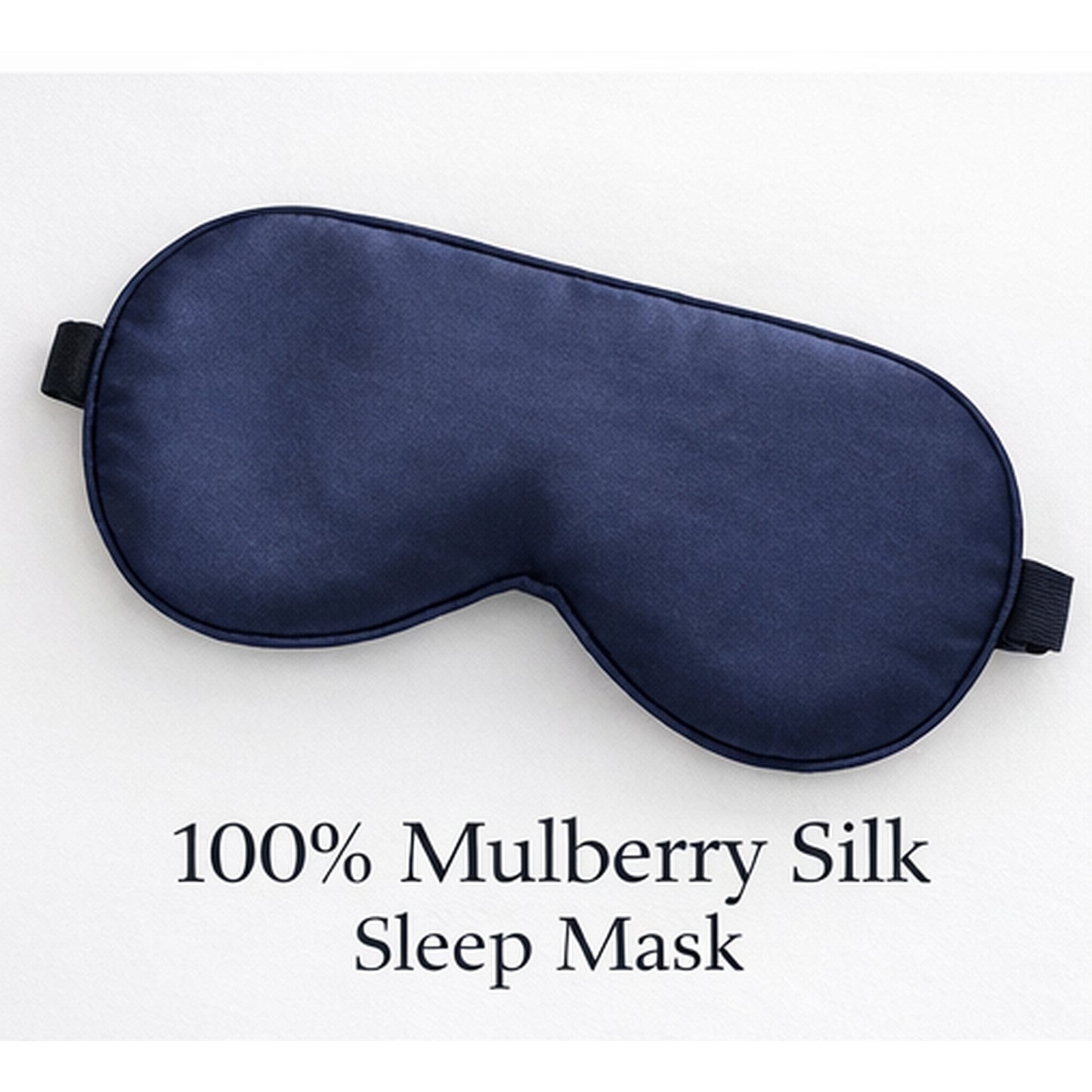 Mulberry Silk Sleep Mask, Adjustable Strap, Light Blocking Eye Mask, Travel Gift for Women