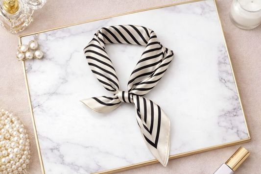 Modern Art Geometric Mulberry Silk Square 53cm/21"