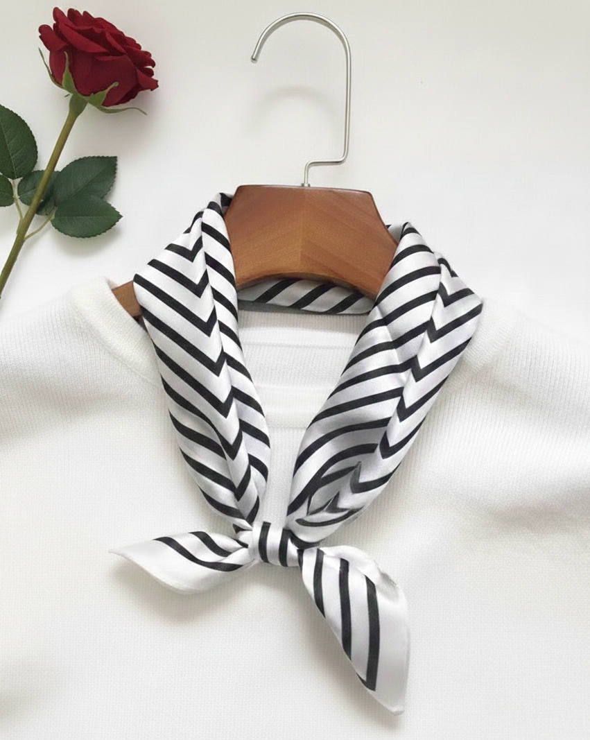 Modern Art Geometric Mulberry Silk Square 53cm/21"