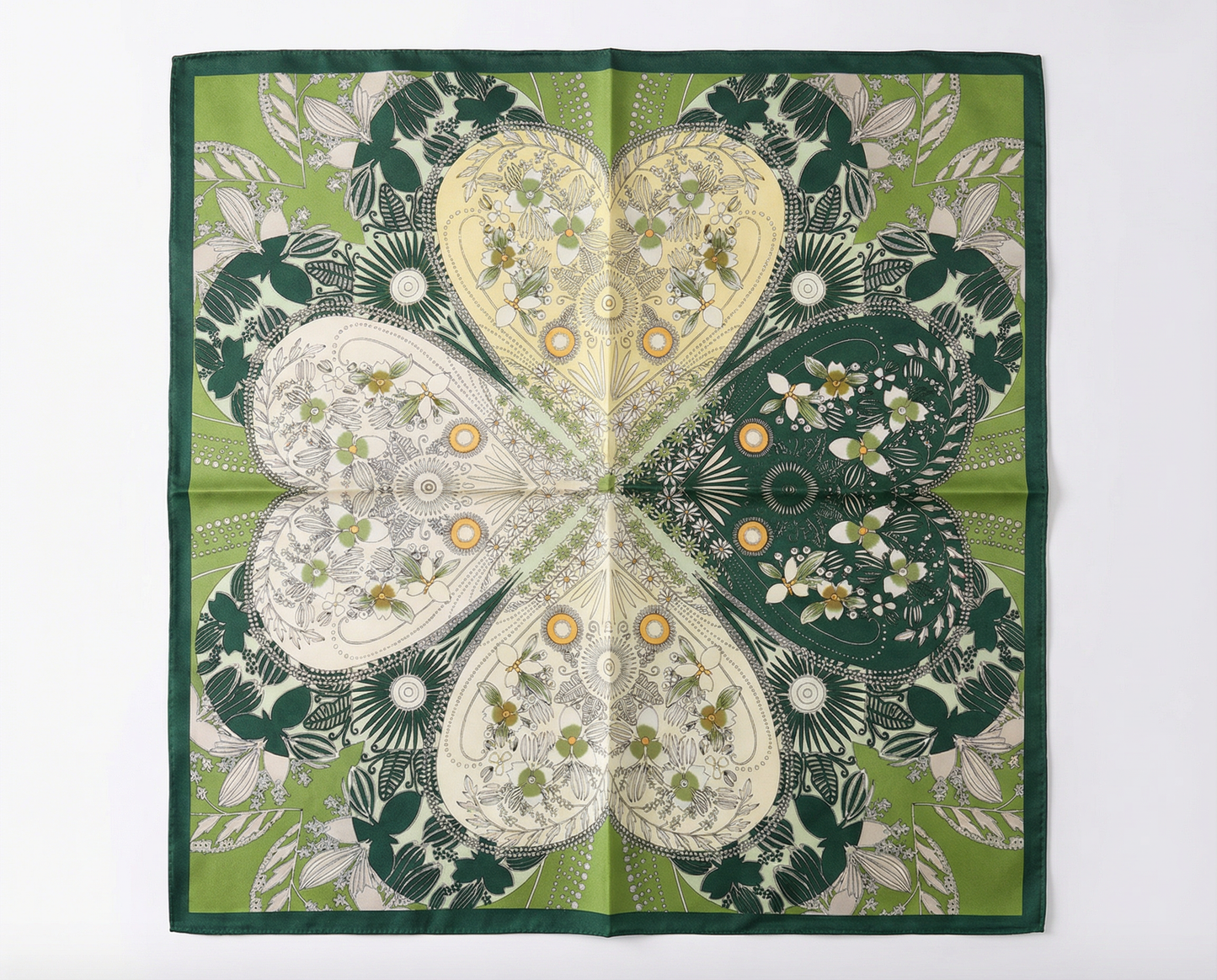 100% Mulberry Silk Square Scarf 53x53cm