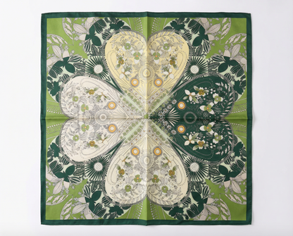 100% Mulberry Silk Square Scarf 53x53cm
