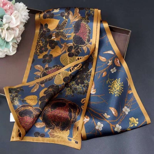 Reversible 100% Mulberry Silk Scarf