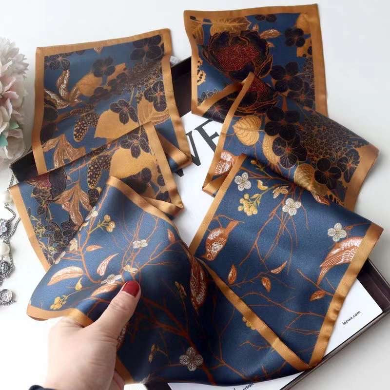 Reversible 100% Mulberry Silk Scarf