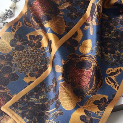 Reversible 100% Mulberry Silk Scarf