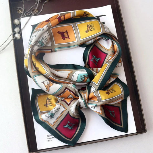 Reversible 100% Mulberry Silk Scarf –