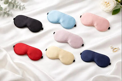 Mulberry Silk Sleep Mask, Adjustable Strap, Light Blocking Eye Mask, Travel Gift for Women