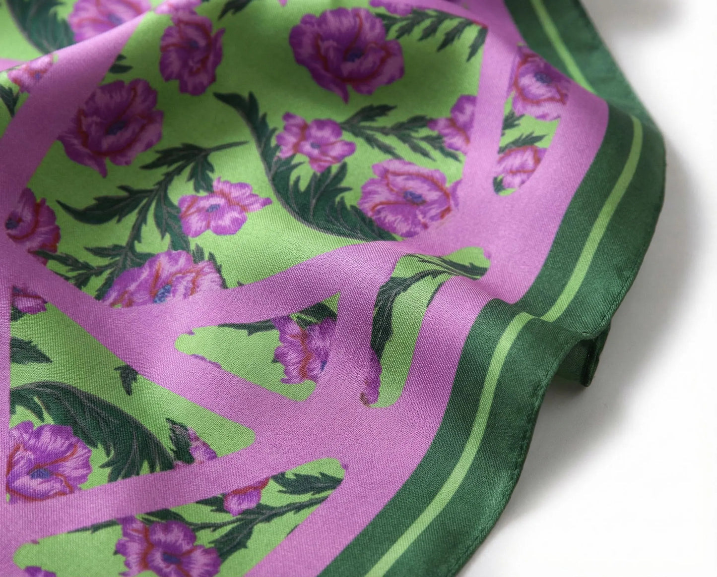 Blossom Mulberry Silk Square Scarf 53cm